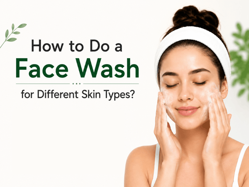 How to Do a Face Wash for Different Skin Types?